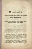 1637SPN Statute pentru societatea pe actiuni a fabricei de charteia dela Zernesci, 1875, fondatori Gheorghe Barițiu, Ioan Mețianu, Iacob Mureșianu