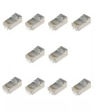 Set 10 mufe CAT6 RJ45 8p8c ecranate FTP SOLID