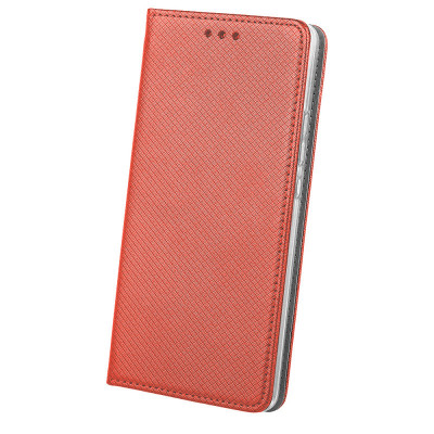 Husa piele universala telefon 5.5 - 5.7 inci Case Smart Magnet rosie foto