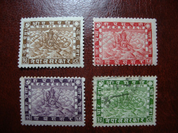 NEPAL 1907/17 , 3 MH