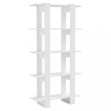 Biblioteca/Separator camera, alb, 80x30x160 cm, PAL