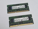Memorie RAM Laptop Kingston 8GB DDR3L 1600MHz (Kit 2x4GB) KVR16LS11/4 1.35V