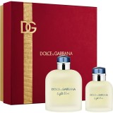 Dolce&amp;Gabbana Light Blue EDT Large Gift Set set cadou pentru bărbați