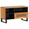 Gossi dulap tv, 80x34x46 cm, lemn masiv de acacia