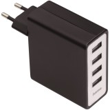 Incarcator retea Hama, 4 porturi USB, Auto-Detect, 5V/5.1A