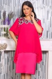 Cumpara ieftin Rochie Eleganta Roberta Fucsia - 48Marimea, Yves