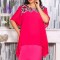 Rochie Eleganta Roberta Fucsia - 44Marimea