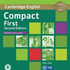 Compact First Workbook without answers with audio - Paperback brosat - Peter May - Cambridge