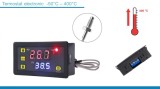 Cumpara ieftin Termostat Electronic Digital 220V, -20-500&deg;C, Sonda M6, Controler Temperatura, Acuratete 0.1&deg;C