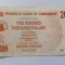 Zimbabwe -200000 dollars 2007