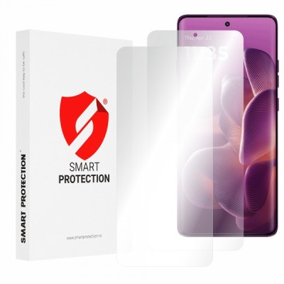 Folie de protectie Ecran Clear Smart Protection Premium Classic pentru Motorola Edge 60 Pro, Plastic, Set 2 bucati foto