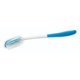 Cumpara ieftin Perie cu maner lung pentru par Vitility, 39.5 cm, plastic, alb, albastru