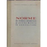 Norme de tehnica securitatii si igiena muncii in agricultura