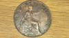 R10 Marea Britanie -moneda fals de epoca / jeton- 1 penny 1899 / 1901 fals mule - ultra rar!