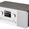 Internet radio GoGEN IR 257 BTDAB, 2x5W, DAB+/FM, LCD, Bluetooth, telecomanda, negru/argintiu