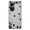 Husa compatibila cu Oppo Reno10 5G Silicon Gel Tpu Model Carti Poker