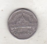 bnk mnd Thailanda 5 baht 1989