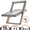 Fereastra mansarda DEPOSKY TRIO GLASS 3 sticle, maner jos