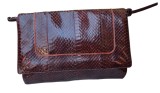 GEANTĂ UMAR / CLUTCH VINTAGE DIN PIELE NATURALA DE ȘARPE