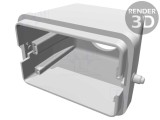 Carcasă HARTING HDC 48B pentru conectori, IP65, aluminiu, montare pe cablu