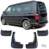 Set de aparatori de noroi fata si spate, negre, potrivite pentru VW Bus T5 T5.1 T6 T6.1 din 03 Performance AutoTuning