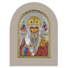 Icoana argint Sfantul Nicolae 4x6cm cu Magnet COD: 3076