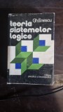 Teoria sistemelor logice - Gh. Enescu
