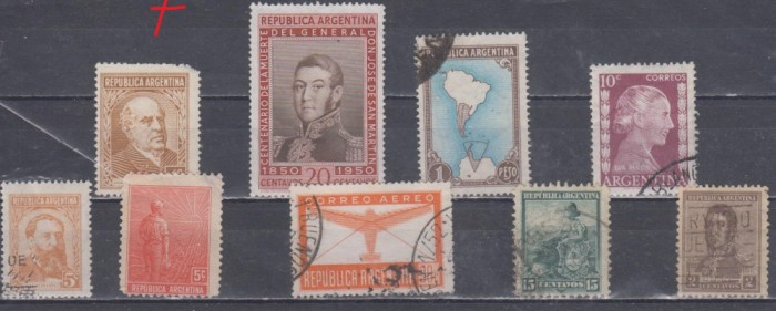 M2 - R1 7 - TIMBRE FOARTE VECHI - ARGENTINA