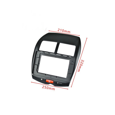 Rama Navigatie 10&amp;amp;quot; cu cablaj compatibila Mitsubishi ASX 2010 - 2016 Cod: NV3107/ GR3 Automotive TrustedCars foto