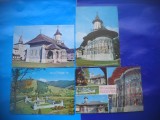 HOPCT LOT 2863 MANASTIREA SUCEVITA -JUD SUCEAVA- 4 CARTI POSTALE-CIRCULATE, Circulata, Printata