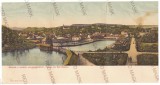 481 - OCNA-SIBIULUI, Sibiu, Panorama, Romania - old 3 postcards - unused