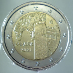 SPANIA moneda de 2 euro comemorativa 2021 - Toledo, UNC