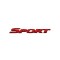 Ornament metalic &quot;SPORT&quot; 16.5cmx2.3cm Cod: JS-14 Automotive TrustedCars