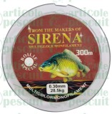 Fir/ Guta monofilament SIRENA 300m MULTI-COLOR 0.20-0.50mm