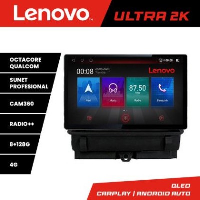 Navigatie Audi Q3 2011-2018 ecran 13&amp;quot; 2K 8+128 Android Waze USB Navigatie 4G 360 Toslink Youtube Radio KIT-q3+E CarStore Technology foto
