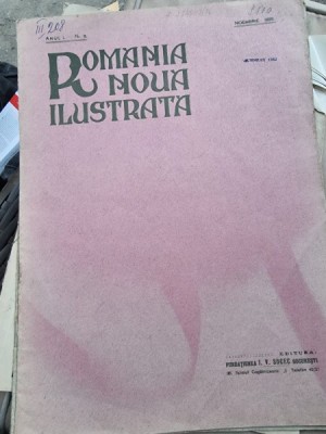 Revista Romania Noua Ilustrata nr.9/1928 foto