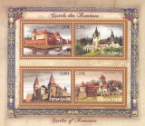 CASTELE DIN ROMANIA,BLOC,2008,Lp.1810a, MNH ** ROMANIA.