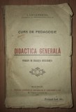 I. Găvănescul - Didactica generală * Principii de educația inteligenței (Editura Librăriei și Tipografiei H. Steinberg &amp; Fiu., 1920-1921)