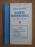 Gazeta matematica nr. 2 / 1981