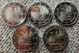Monede GERMANIA 2021, 5x2 euro comemorative (ADFGJ) Magdeburg - UNC, Europa, Cupru-Nichel