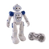 Robot Inteligent Leziter Cady Jucarie Interactiva Programabila cu Senzori Lumini Sonore Albastru