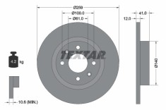 TEXTAR 92175103 PRO Disc frana