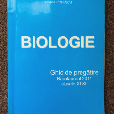 BIOLOGIE GHID DE PREGATIRE BACALAUREAT 2011 CLASELE XI-XII - Croitoru, Chiosea