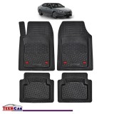 Covorase Auto TeamCar&reg; Tip Tavita Compatibile Skoda Superb Generatia III (2015&ndash;2023) Negru Material Rezistent, Cauciuc