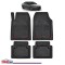 Covorase Auto TeamCar&reg; Tip Tavita Compatibile Skoda Superb Generatia III (2015&ndash;2023) Negru Material Rezistent