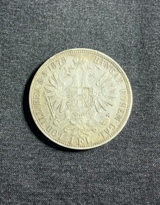 Moneda 1 Florin 1878 Austria argint foto