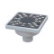 Sifon pardoseala PP + gratar inox, 100 x 100 mm, iesire verticala D 32 mm