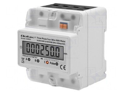 Contor Digital 3-Fazat LCD pentru Șină DIN foto