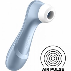 Satisfyer Pro 2 Stimulator cu puls de aer albastru foto