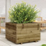 Cumpara ieftin Jardinieră de grădină, 70x70x49,5 cm, lemn de pin impregnat